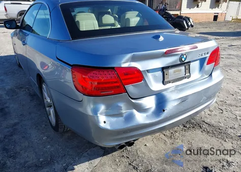 2011 BMW 328I из США, поврежденный, VIN WBADW3C50BE537365